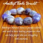 Amethyst Bracelet (Tumbled) – Remedywala