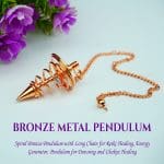 Spiral Bronze Pendulum