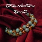 Citrine Aventurine Bracelet 8mm