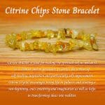 Citrine Chips Bracelet