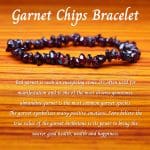 Garnet Chips Bracelet