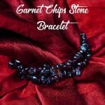 Garnet Chips Bracelet