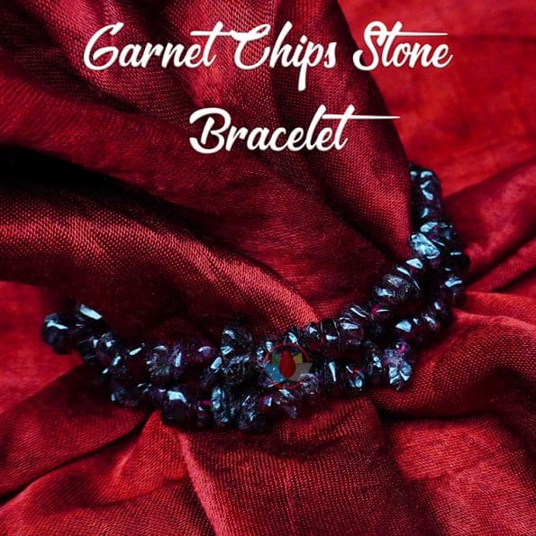 Garnet Chips Bracelet