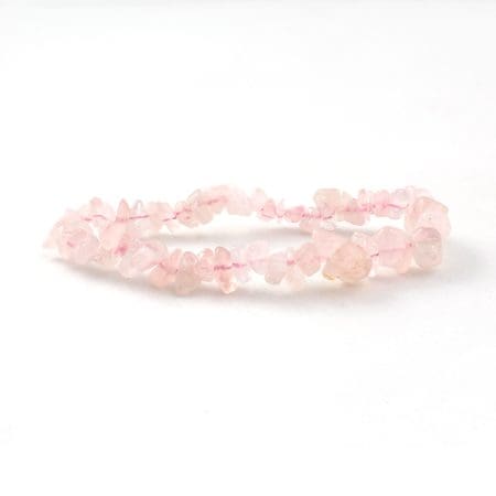 Rose Quartz Chips Stone Bracelet – Remedywala