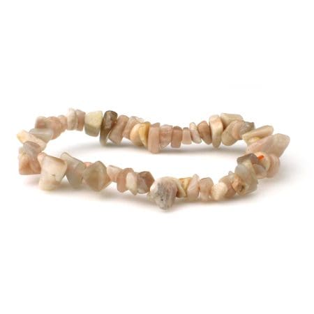 Multicolor Moonstone Chips Stone Bracelet