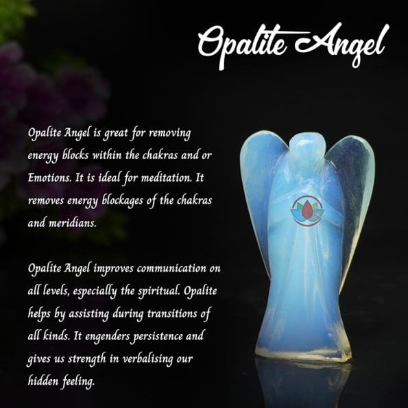 Opalite Angel (2 Inch) - Remedywala