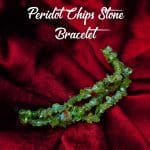 Peridot Chips Bracelet (Sugar Size Small Chips)