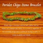 Peridot Chips Bracelet (Sugar Size Small Chips)