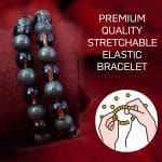 Pyrite Smoky Combination Bracelet 8mm