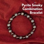 Pyrite Smoky Combination Bracelet 8mm