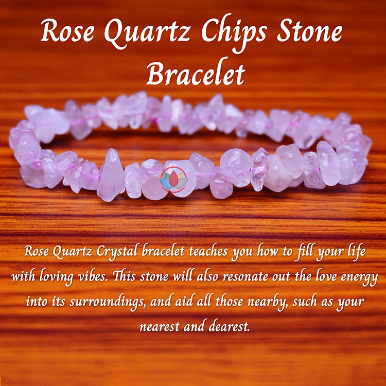 Buy Rose Quartz Bracelet - 8 MM (Love and Relationships) Online in India -  Crystal Divine