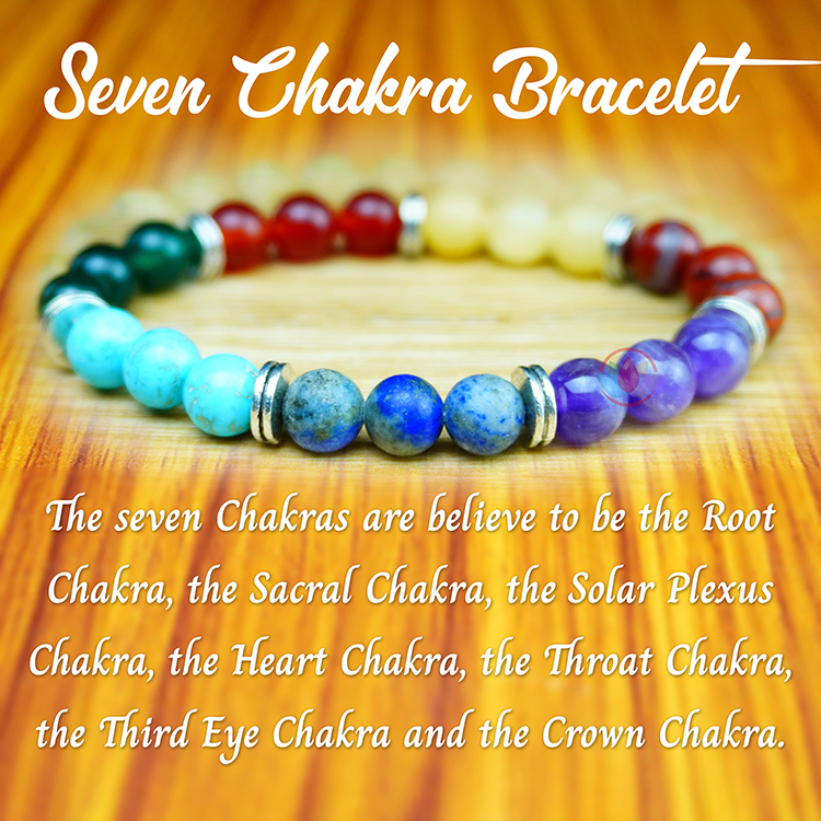 Natural Stone Chakra Bracelets | Stone Healing Bracelet | Resin Healing  Bracelet - 7 - Aliexpress