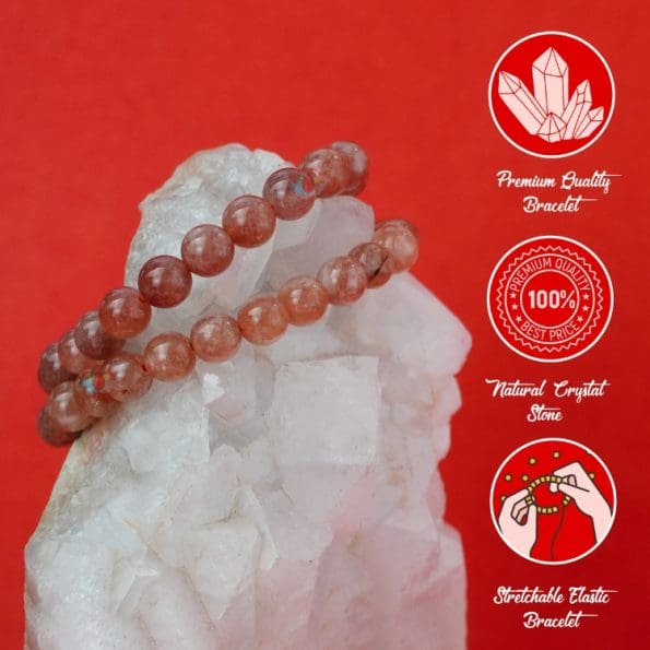 Sunstone Bracelet 8mm - Remedywala