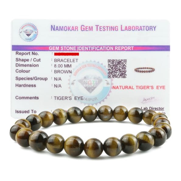 Tiger Eye Bracelet 8mm – Remedywala