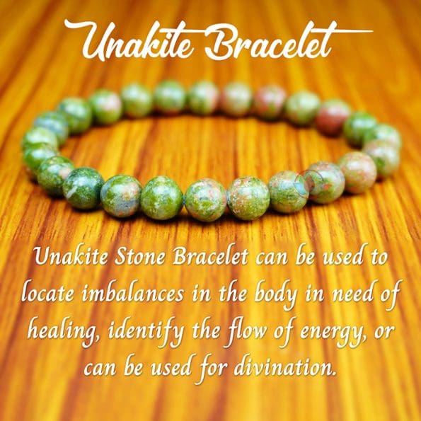 Unakite Bracelet 8mm