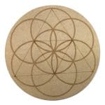 Flower of Life Crystal Grid Plate (10 Inch Approx)