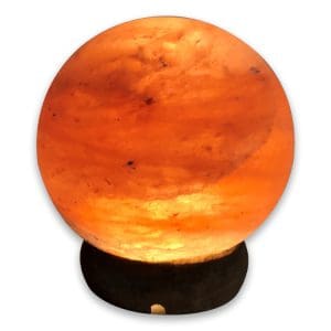 Himalayan Rock Salt Earth Shape Crystal Lamp