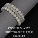 White Moonstone Bracelet 8mm