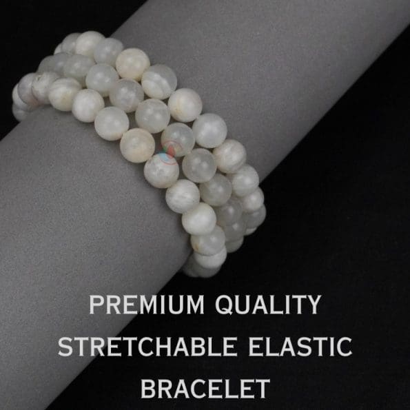 White Moonstone Bracelet