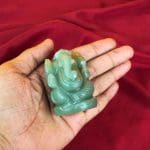 Natural Australian Green Jade Ganesha Statue