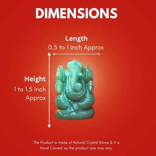 Natural Australian Green Jade Ganesha Statue