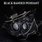 Black Banded Pendant