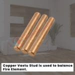 Vastu Copper Stud (3 Inch) (3 Pieces)