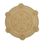 Metatron Cube Plate (10 Inch Approx)