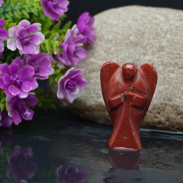 Red Jasper Angel (2 inch) - Remedywala