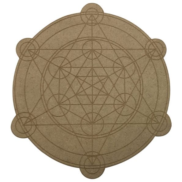 Metatron Cube Plate (10 Inch Approx)