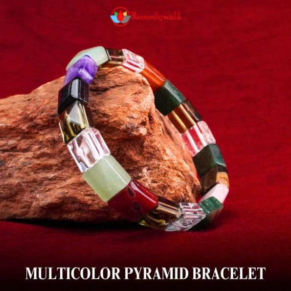 Multicolor Pyramid Bracelet