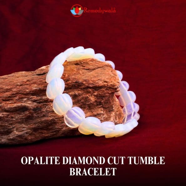 Opalite Diamond Cut Tumble Bracelet