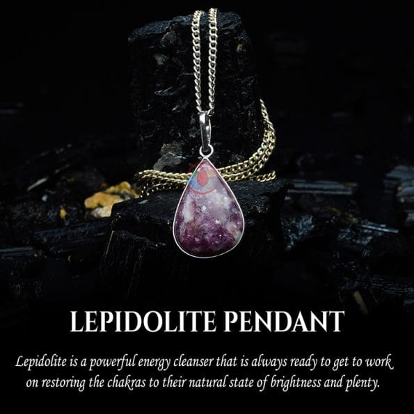 Lepidolite Pendant