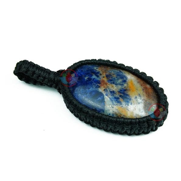 Sodalite Macrame Pendant