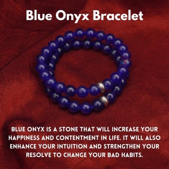 Blue Onyx Bracelet