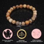 Picture Jasper Bracelet 8mm