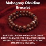 Mahogany Obsidian Bracelet 8mm