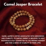 Camel Jasper Bracelet 8mm