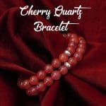 Cherry Quartz Bracelet 8mm