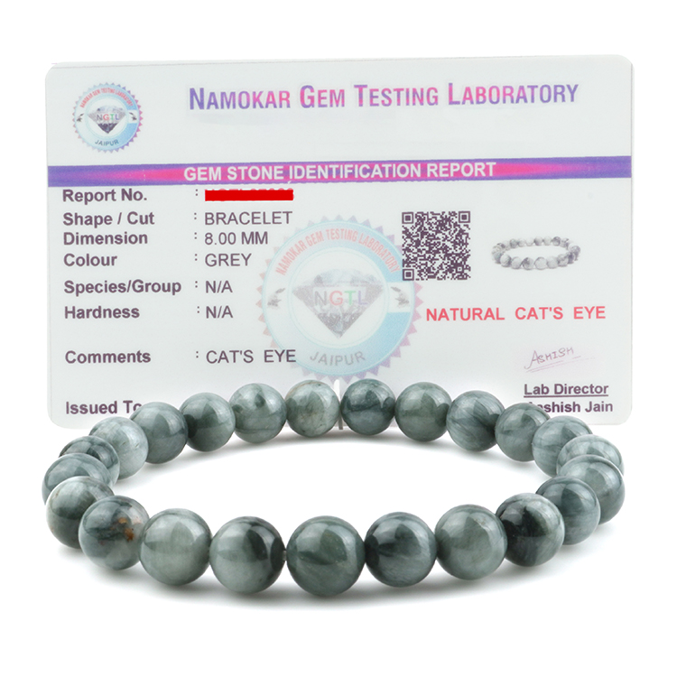 Buy Kesar Zems Cats Eye Stone Stretchable Bracelet For Unisex Online at  Best Prices in India - JioMart.