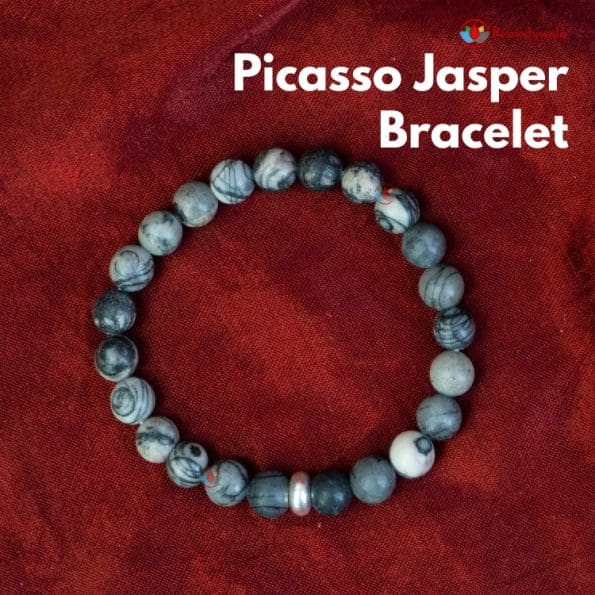 Picasso Jasper Bracelet 8mm