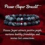 Picasso Jasper Bracelet 8mm