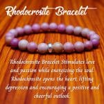 Rhodochrosite Bracelet 8mm