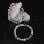 Black Sesame Jasper Bracelet 8mm