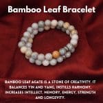 Bamboo Leaf Bracelet 8mm