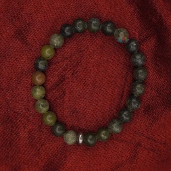 Green Jadeite Bracelet 8mm single Bracelet, Green Jadeite stone, Green color.