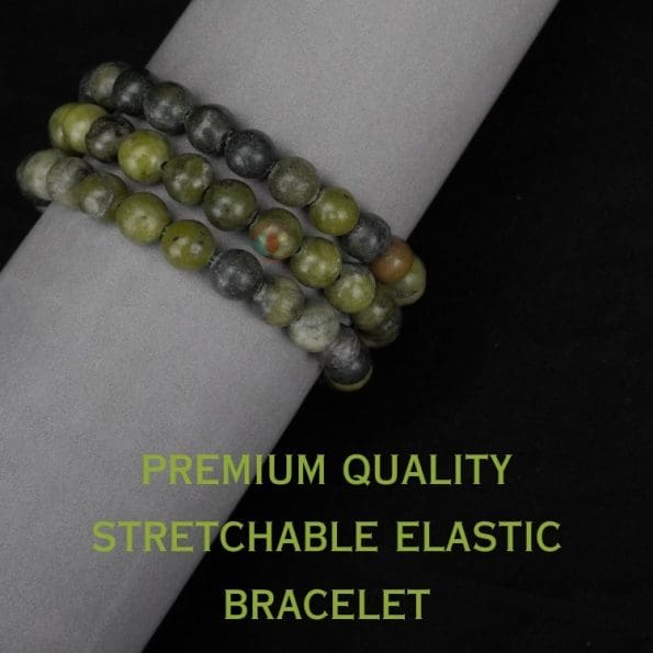 Green Jadeite Bracelet 8mm single Bracelet, Green Jadeite stone, Green color.