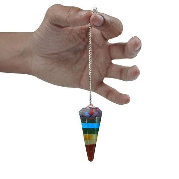 7 Chakra Crystal Dowsing Pendulum