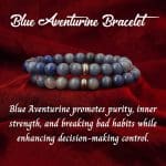 Blue Aventurine Bracelet 8mm