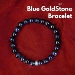 Blue GoldStone Bracelet 8mm